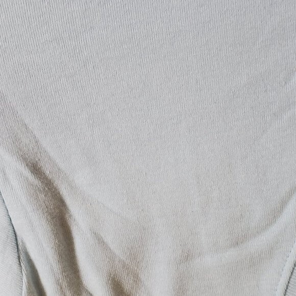 Sun Moda light blue v-neck 3/4 sleeve top sz L - Picture 9 of 16